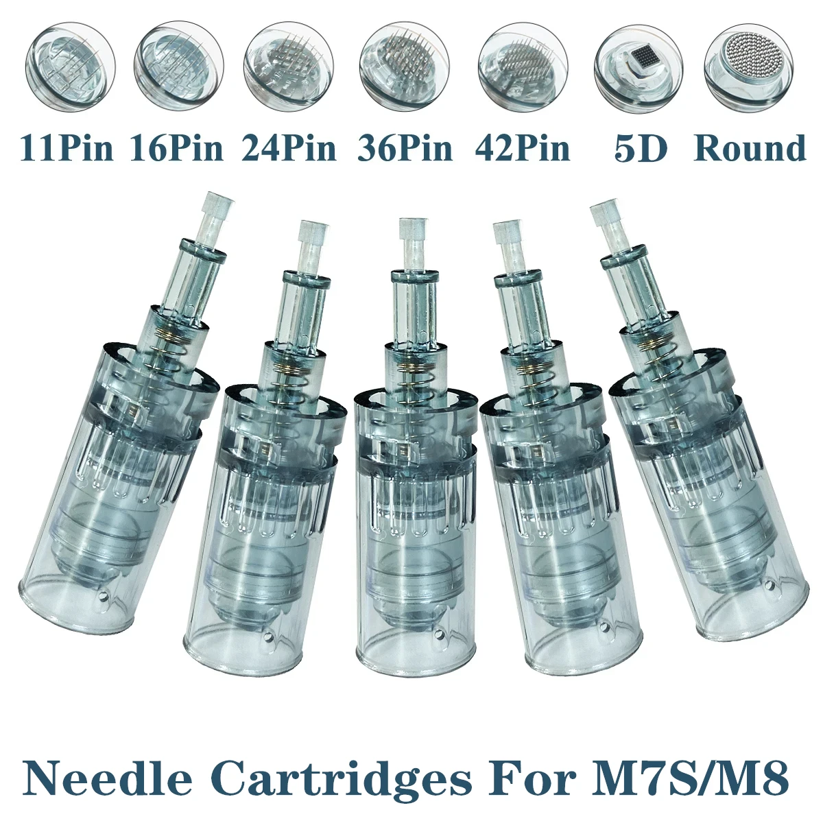 

10Pcs Needle Cartridges Bayonet Cartridges 11 16 36 42 Nano Needle MTS Micro Skin Needling Compatible For Dr pen M8/M7S