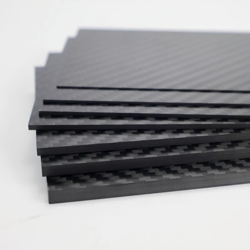 Neue Hochfeste 125mm X 75mm Echte Kohlefaserplatte 0,5/1/1,5/2/3/4/5mm Dicke Verbundwerkstoff mit Hoher Härte für Drohnen – Detail 2