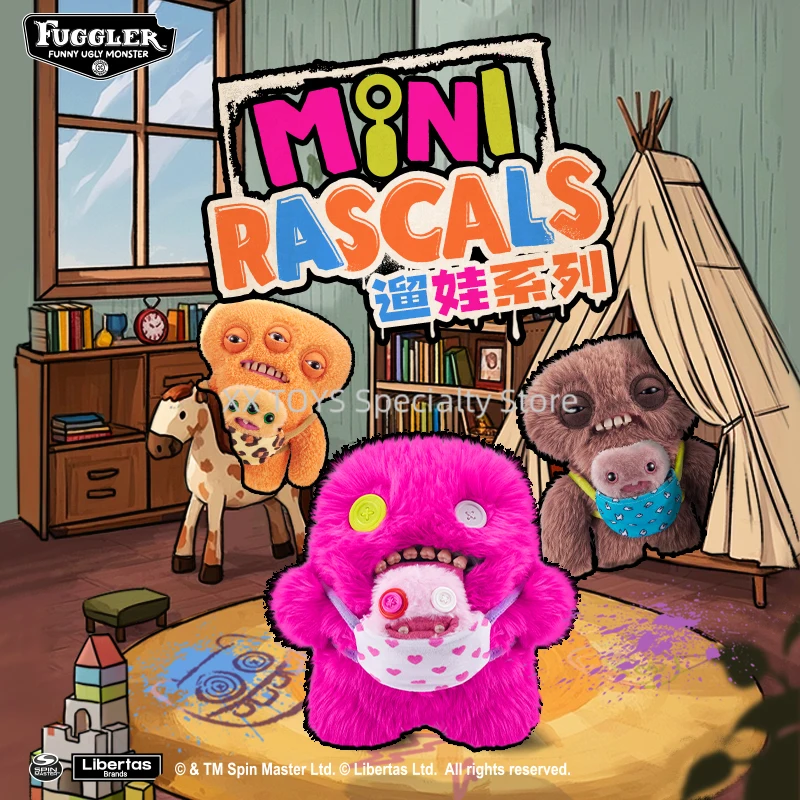 

Zuru Fuggler Funny Ugly Monster Mini Rascals Series 9 Inch Soft Plush Toys Ugly Tooth Monster Collectible Toys Wacky Fun Toys