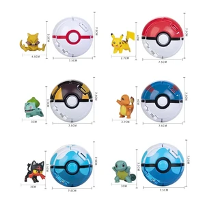 Pokeball Pokemon Figurine Elf Ball Tokoh Anime Kartun Pikachu Charizard Saku Monster Hewan Peliharaan Anime Model Aksi Mainan Anak-anak Hadiah 8 kotak pokeball penjualan terbaik - №