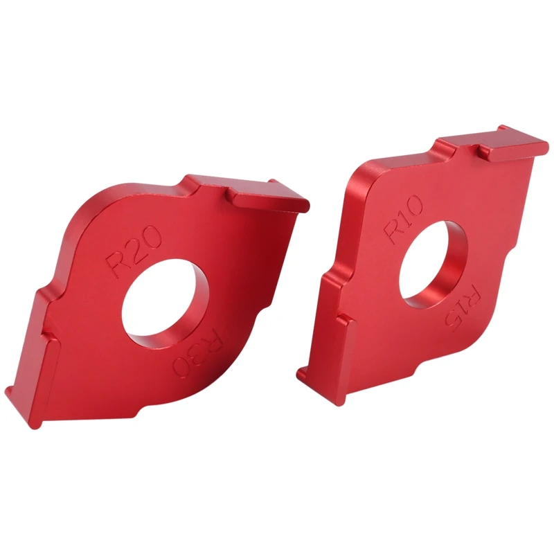 

PWS Aluminum Alloy Radius Jig Router Templates, Radius Quick-Jig Router Bit Templates For Routing Rounded Corners ,Set Of 2