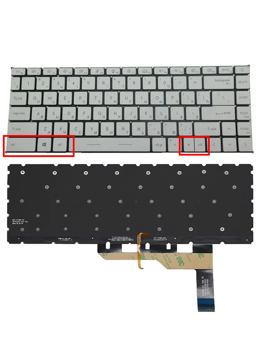 

XIN-Russian Backlit Laptop Keyboard For MSI MS-1562 Stealth 15M A11U A11SDK A11SEK A11UE A11UEK A11UEKV