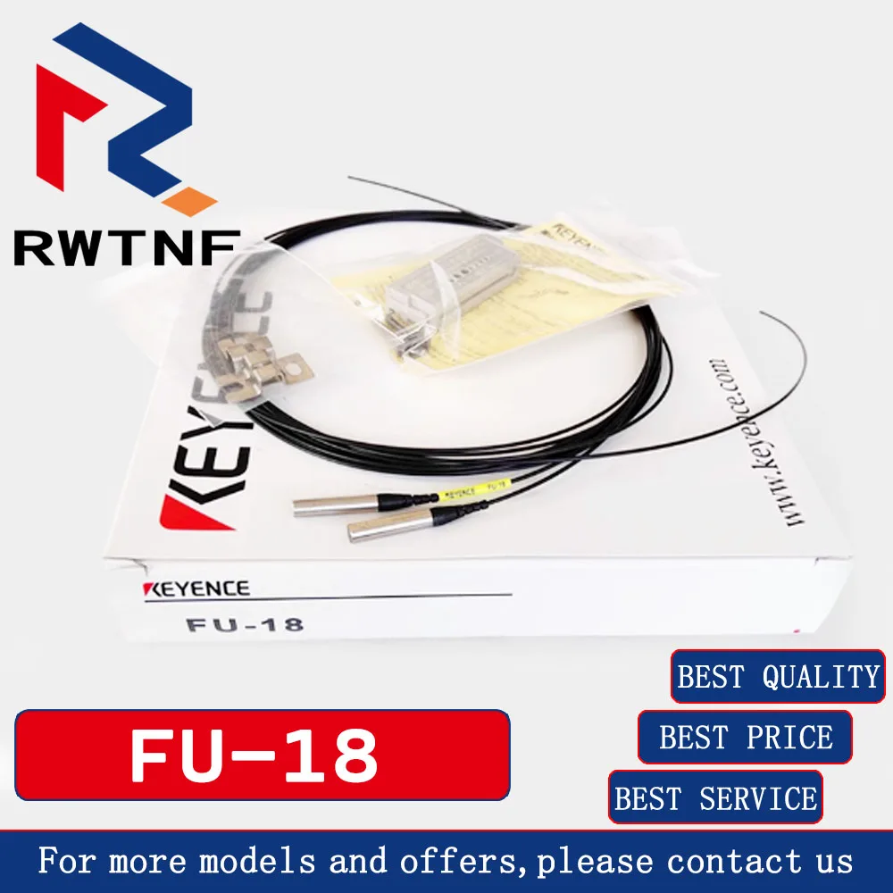 Brand New Genuine FU-18 KEYENCE side-facing 2M Digital Optical fiber sensor, 100% original warehouse stock