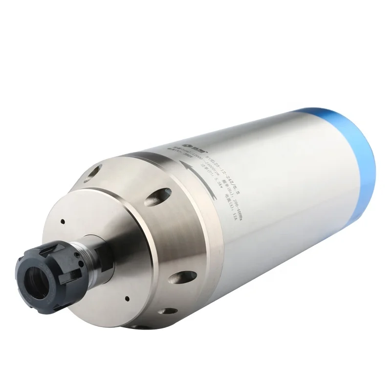 HYCNC Hongyang 5.5kw Cnc Spindle for Metal Cutting Milling 24000rpm Water Cooled Electric Router  Er25 Cnc Lathe Wood Spindle
