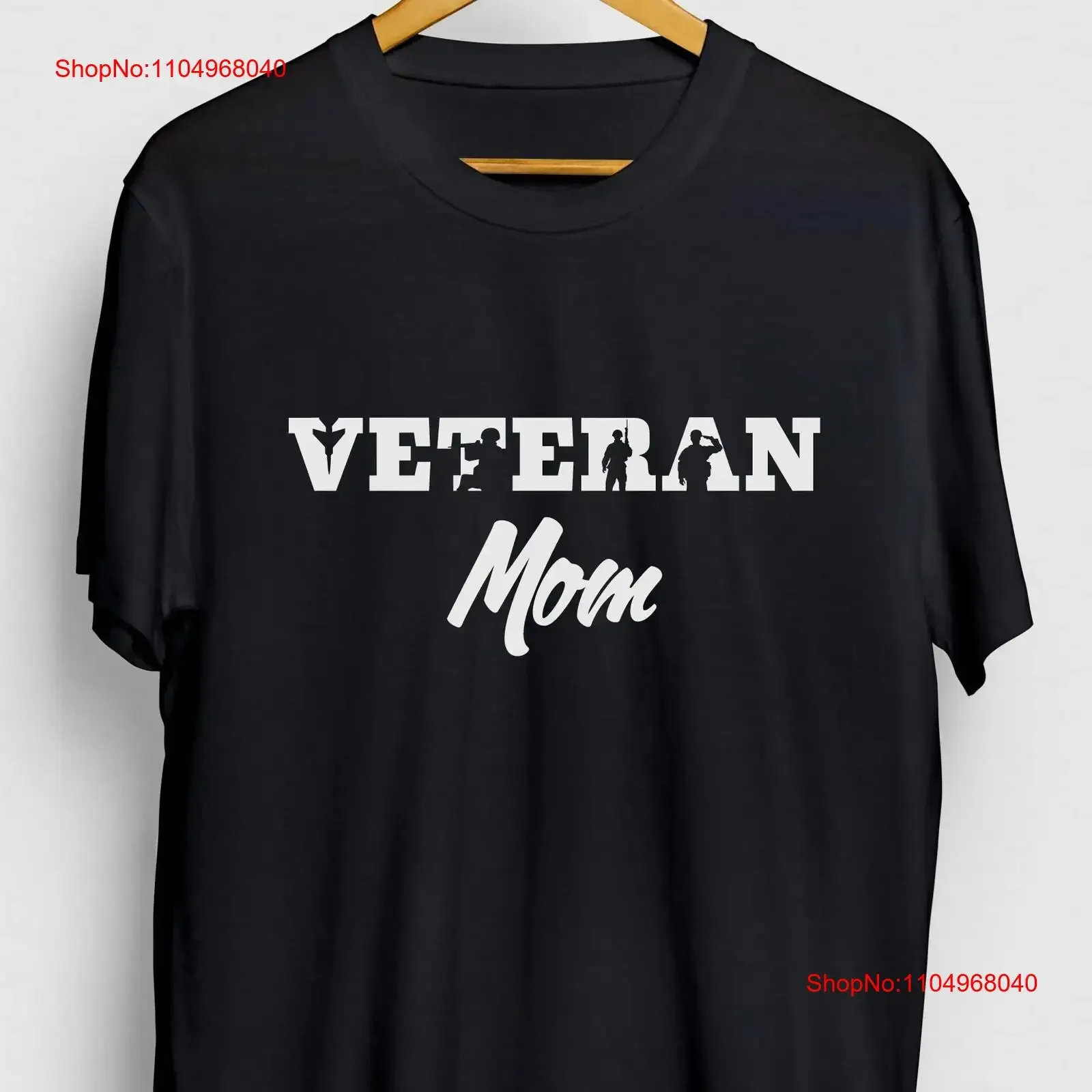 

Veteran Mom Funny Veterans T Shirt Military tee Youth vintage Washed Casual Breathable homme Stretched Stylish fashion Soft