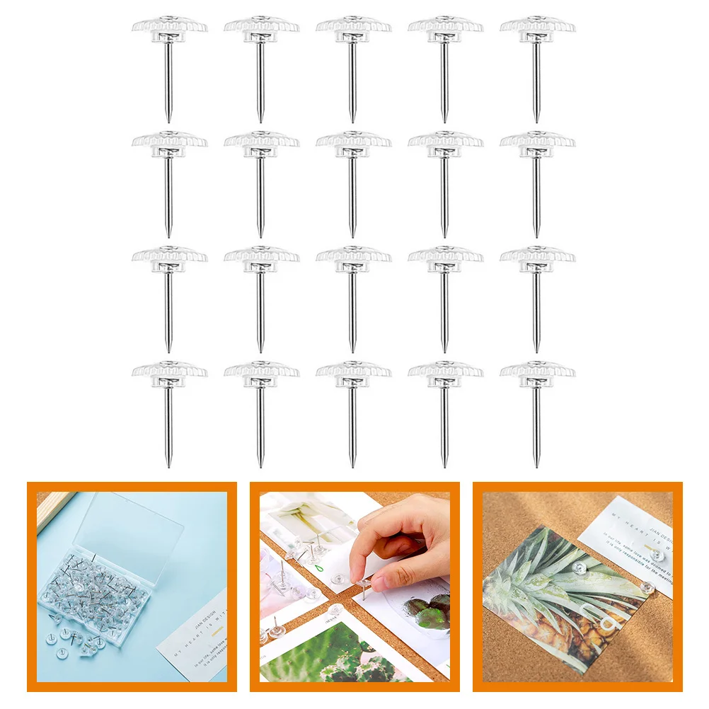 100 قطعة دبوس رسم والعتاد عجلة شكل مسامير الإبهام المسطحة للوحات الإعلانات الفلين مكتب ديكور لوحات الرسائل مسامير الإبهام #2