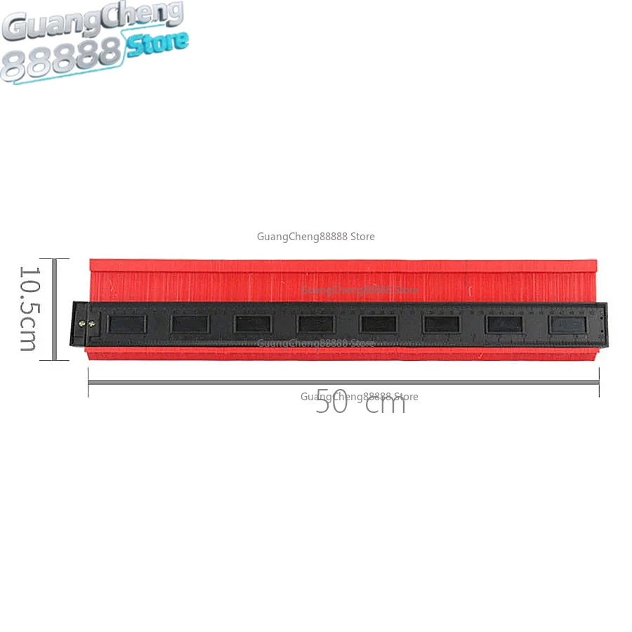 

50CM Car Dent Arc Measuremt Tool Measuring Instrument Contour Meter Car Body Repair Scale Ruler