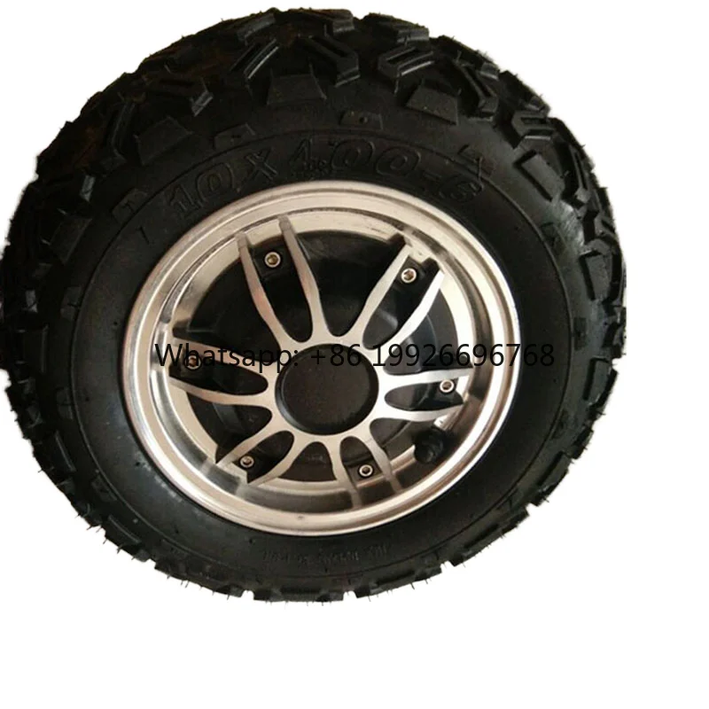 

10Inch 45Km/h Single Shaft Electric Brushless DC Hub Motor Wheel 24V/36V/48V 250W-1000W Electric Go-Kart Drive Motor