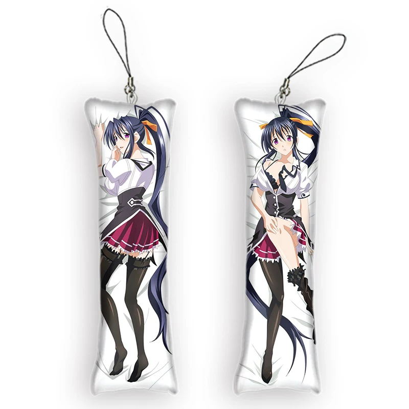 Dakimakura Keychain Mini Anime Body Key Chain Hanging Phone Pendant Cosplay Anime Keychain