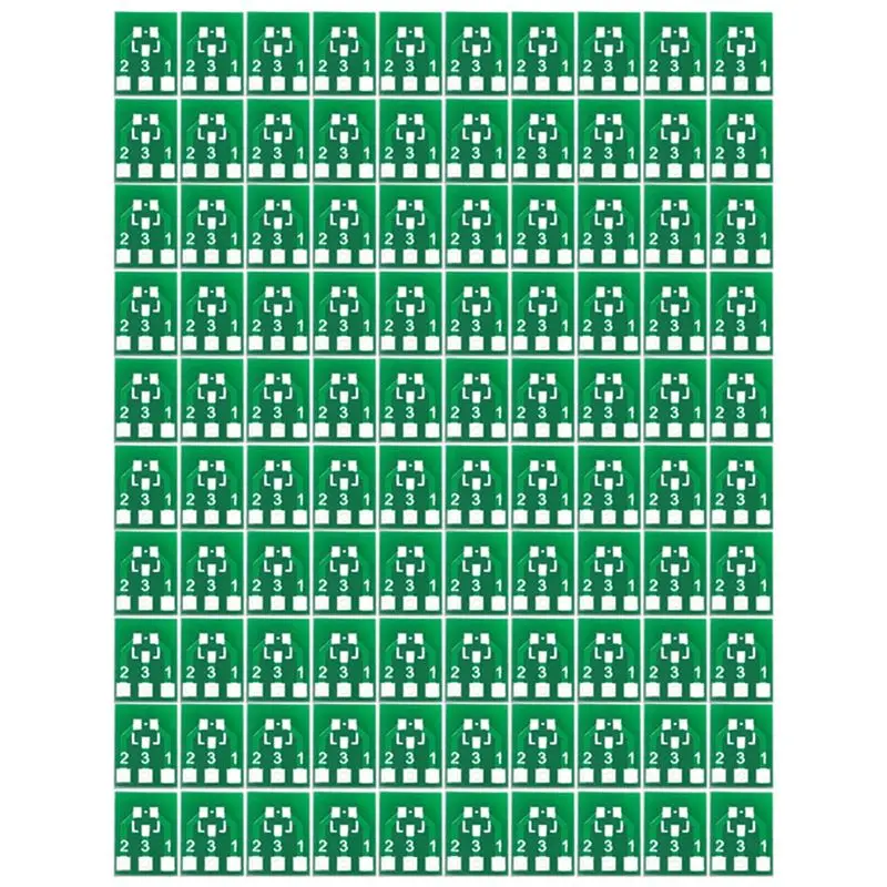 A42T-SOT23 SOT23-3 Turn SIP3 Double-Side SMD Turn To DIP SIP3 Adapter Converter SOT SIP IC Socket PCB Board Diy Kit