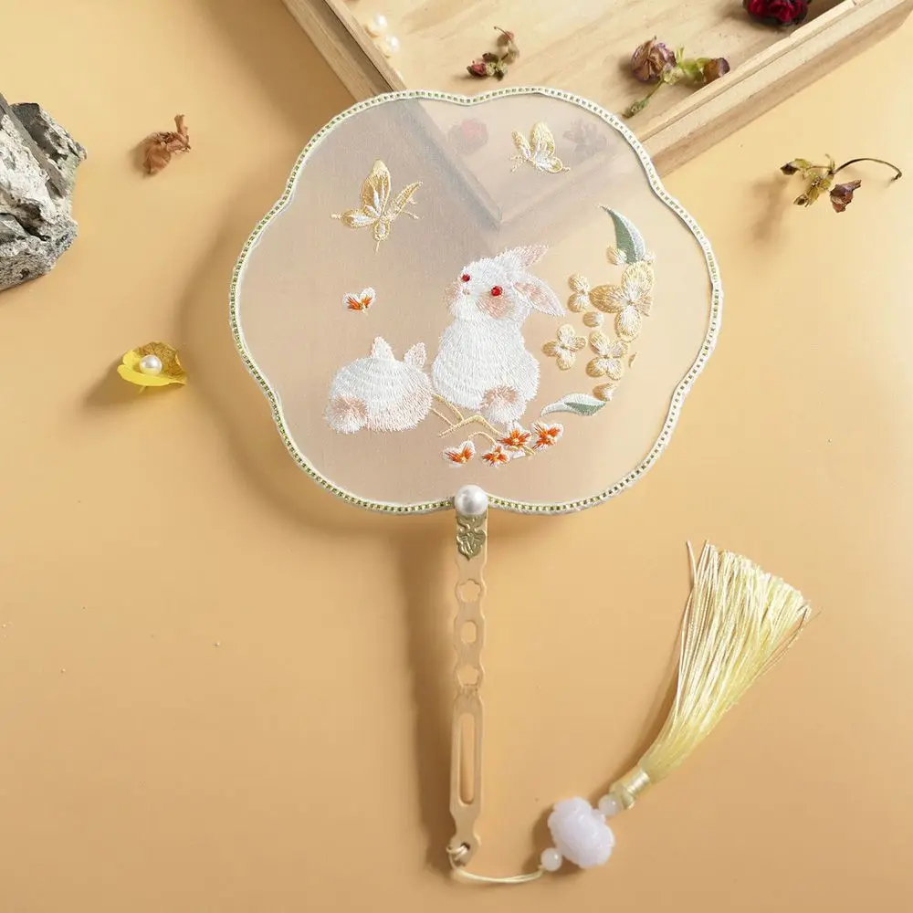 Style Hanfu Accessories Dancing Fan DIY Craftsmanship Decorative Fans Home Decoration Hand Fan Group Fan Photography Prop - Image 2