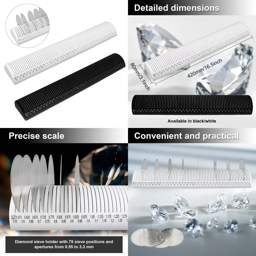 

Hot saleDiamond Sieves Holder Display Gemstone Sieve Piece Storage Tool Jewellery Tools for Sorting Gemstones Pearls