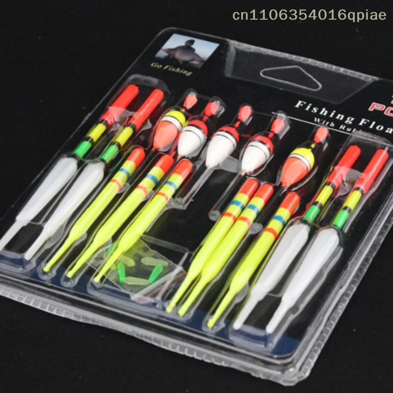 （Summer4）1 Set (15 Pieces) Of Float, Fishing Gear, Fishing Tools, Fishing Supplies And Accessories