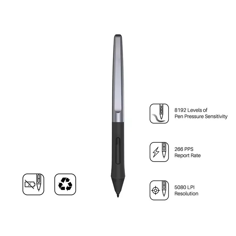 

Пассивная ручка PW100 подходит только для планшета для рисования HS64 HS610 H640P H1060P H610PROV2 H320M H420X H580X H610X Графический планшет