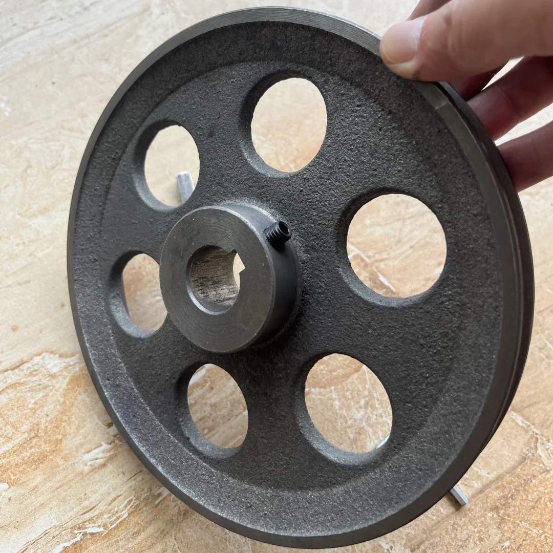 

Diameter 140-250mm New V Belt Pulley, Heavy Duty Single Groove Type A Cast Iron Sheave for Power Tool Accessories
