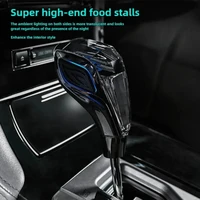 Nuevo Perilla de palanca de cambios de coche con luz LED Multicolor de cristal, palanca Universal modificada, balonmano para Toyota, Mazda, Mitsubishi, Etc.