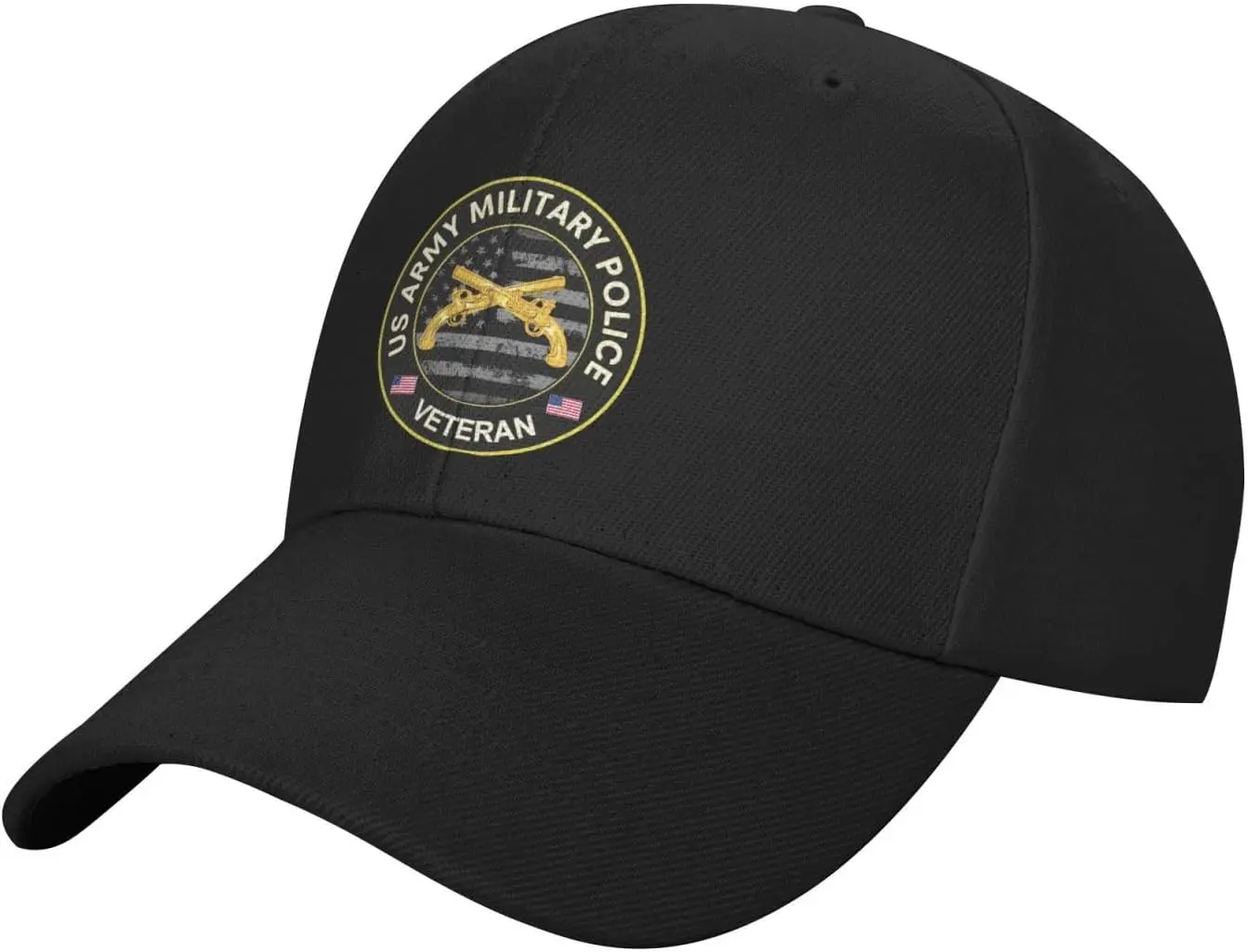Premium US Army Veteran Military Police Classic Casquette Hat – Adjustable Custom Golf Cap for Men and Women, Durable Hot Sale