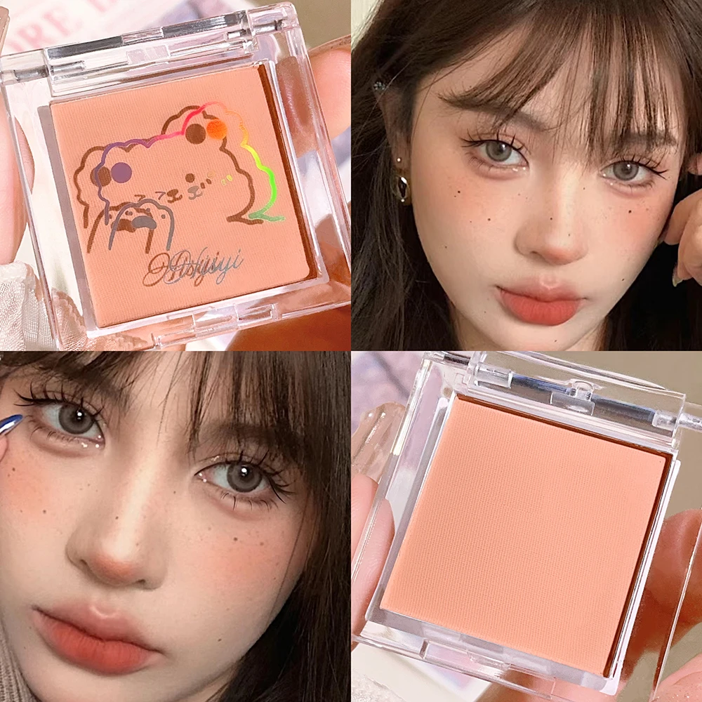 Matte Monochrome Eyeshadow Palette Natural Light Highlighter Powder For Delicate Eye Contouring White Jade Brightens Makeup