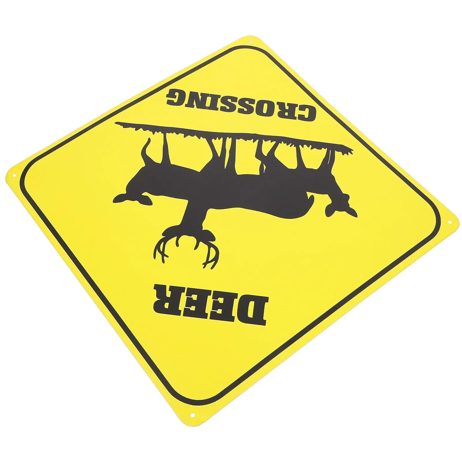 

Metal Signs Deer Decorations Home Rustic Garden Yard Outdoor Wall Christmas Waterproof Steel Durable Easy Installation Metal