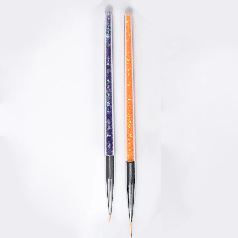 

3Pcs Nail Polish Tools Detail Paint Brush Set for Fine Lines Flowers Patterns Nail Art for Nails Detail Paint Brush