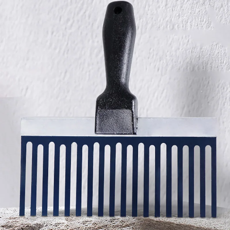 Plaster Scarifier with Blue Steel Tines and Plastic Handle