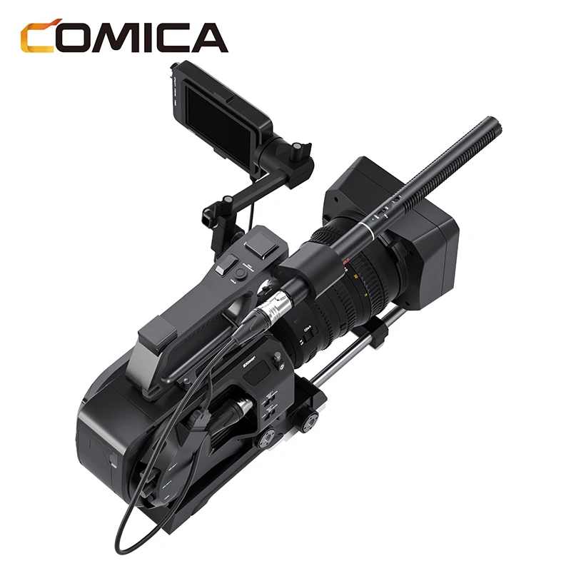 COMICA VP3 Super Cardioid Condenser XLR Shotgun Microphone for video shooting,live streaming, report and podcasting.