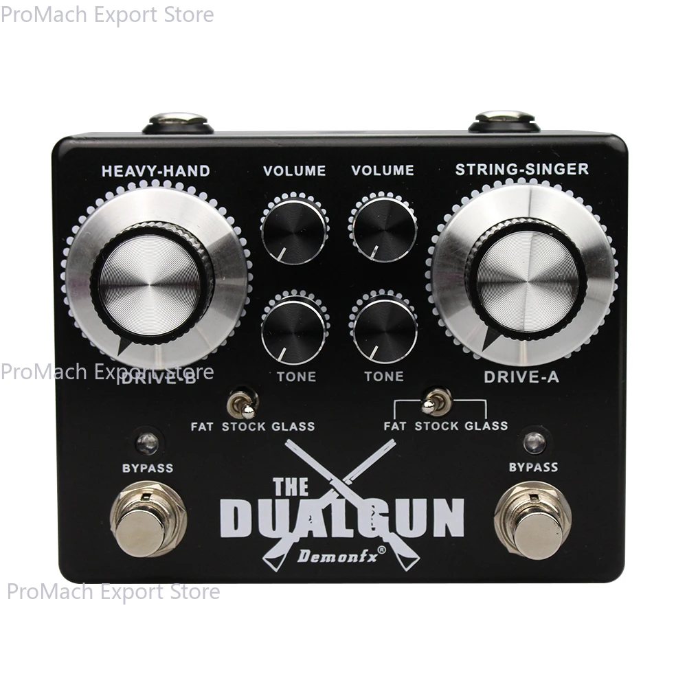 Demonfx جودة عالية جان راي سق دواسة تأثير الغيتار دواسة محرك تأثير الغيتار الكهربائي دواسة