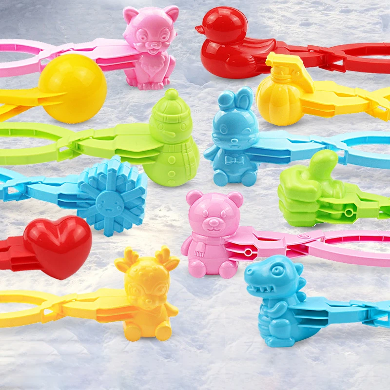 Cute Duck Shaped Rice Mold Maker Clip Children Outdoor Plastic Duck Rice Mold DIY Snowball Maker Sushi Mold With Handle image 3
