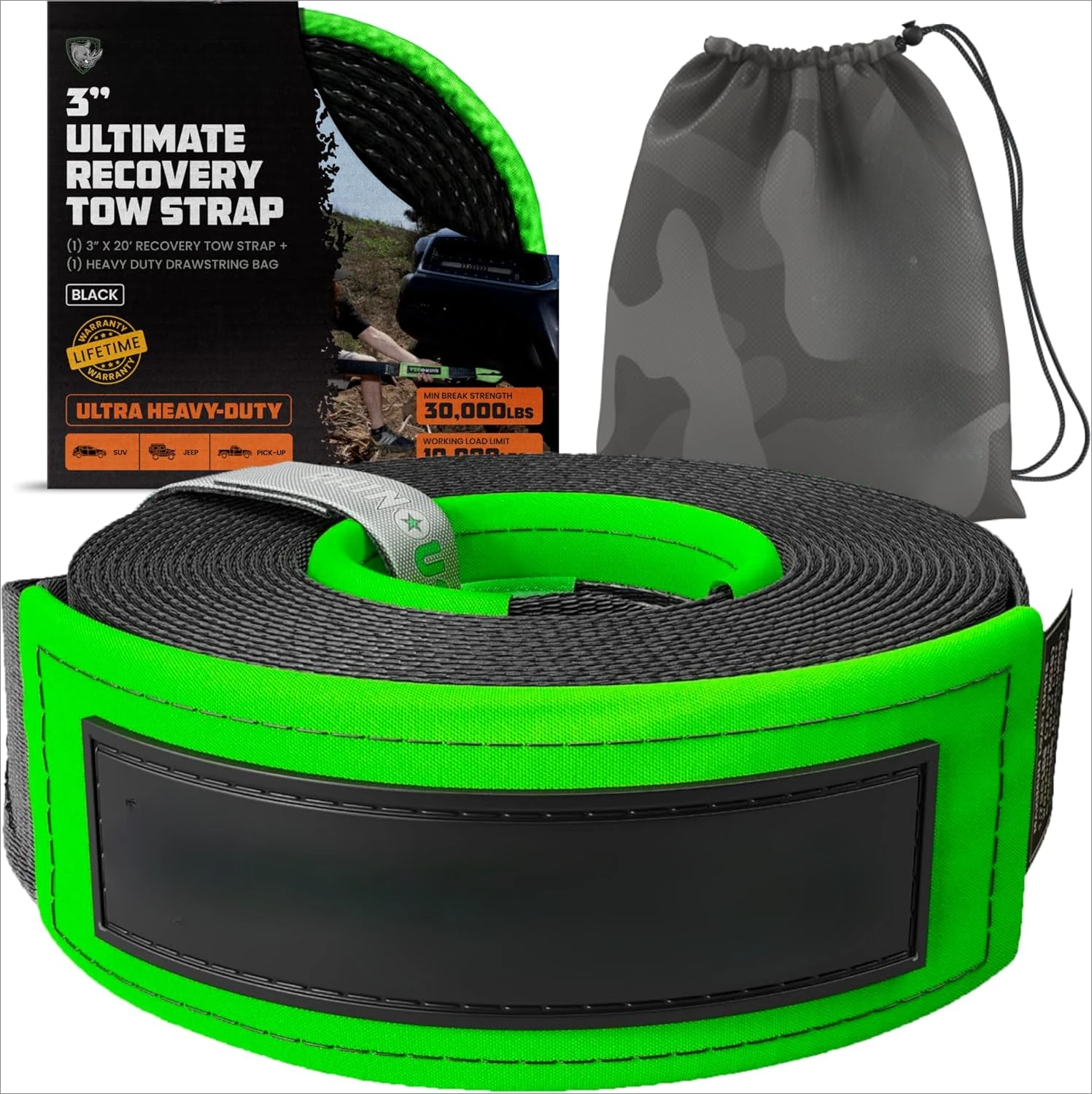 Recovery Tow Strap (3