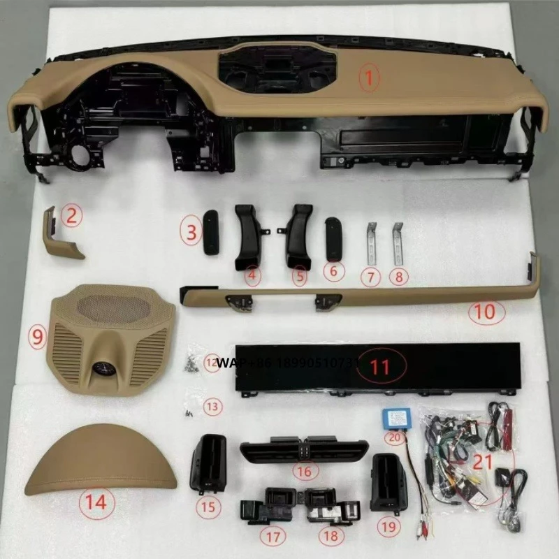 

Por Cayen 2011-2017 Dashboard Gear Shift Lever Panel 24 Interiors Center Console for Bumper 2017 958.1 958.2 Series