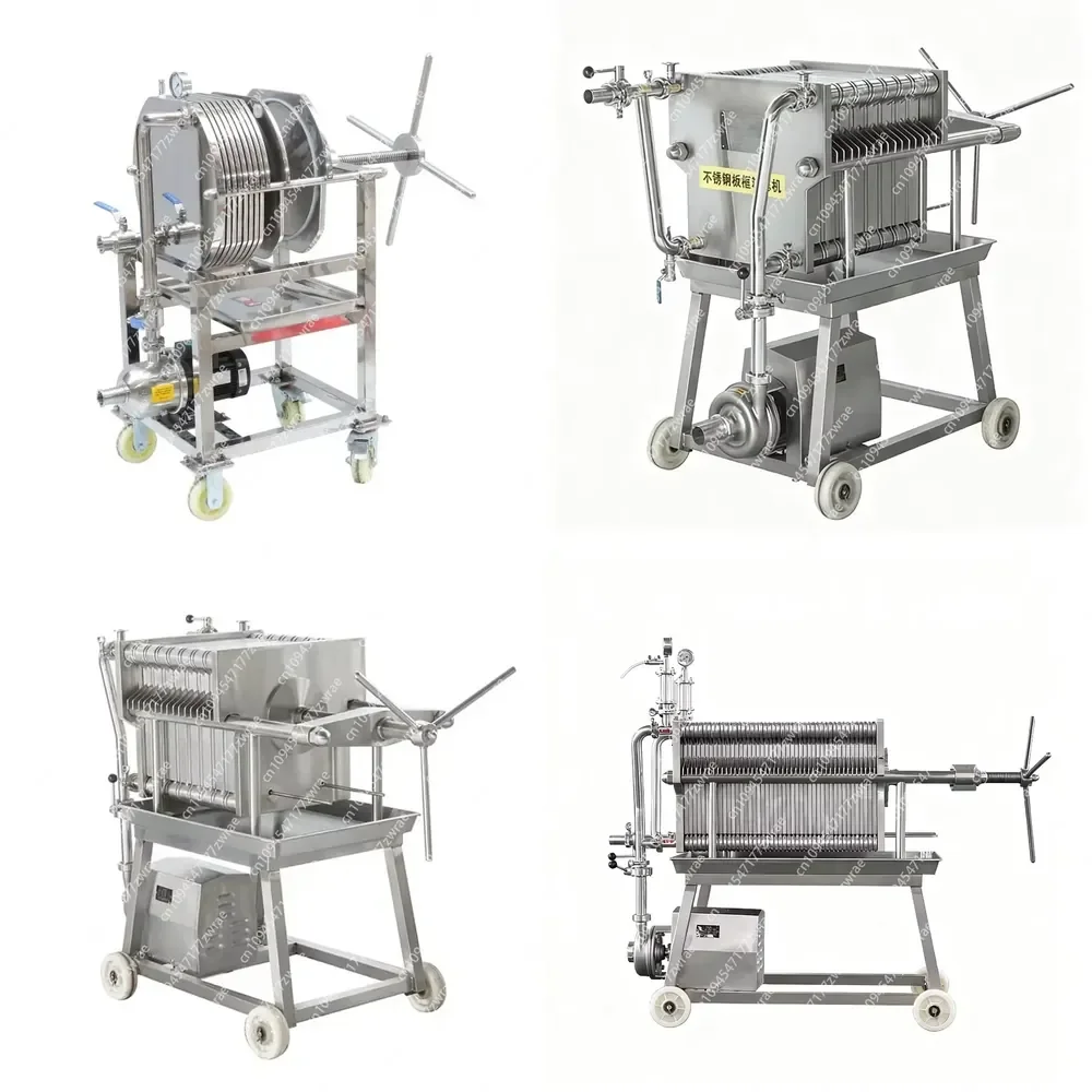 Automatic New 304 Stainless Steel Filter Press Plate Frame with Motor Precision Microporous Membrane Filter Equipment