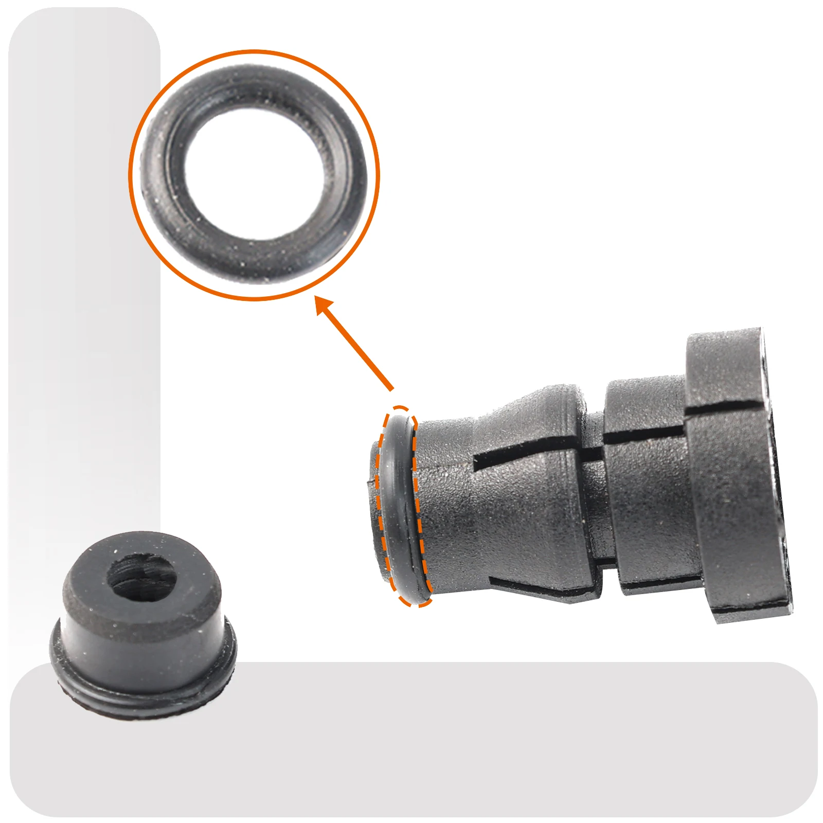 Auto Brake Clutch Slave Master Cylinder Pipe Connector Joint Clip Seal Gasket 1K0798741 02F141143A For VW Skoda Seat Audi TT A3