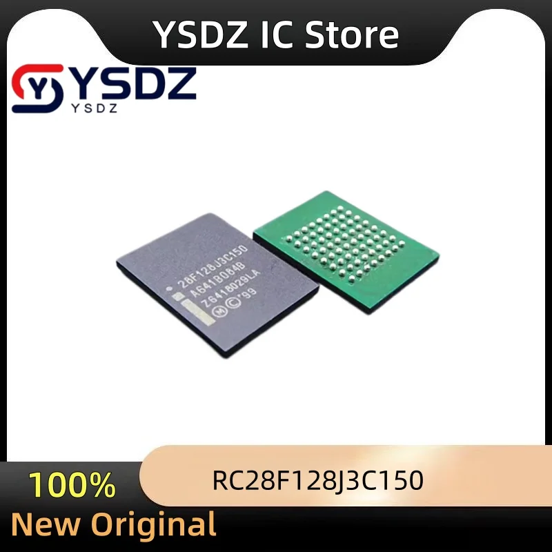 

(10-50 шт.) 100% новый оригинальный чип RC28F128J3C150 RC28F128 28F128J3C150 BGA-64 IC. В наличии.