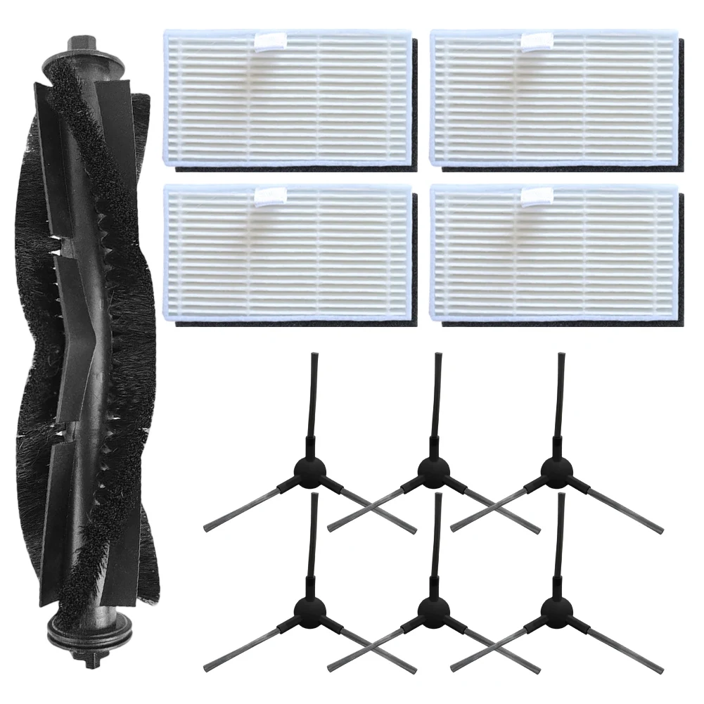 

Robot Vacuum Parts Set for MONSGA MS1 MAX Main Brush 4 Filters 6 Side Brushes for Superior Cleaning Capability