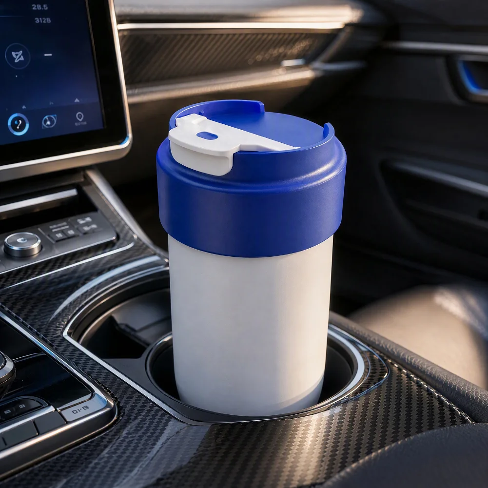 2 In 1 Electric Beverage Warmer Cooler with Temperature Digital Display Car Insulation Drink Cooler Cup for Office Travel