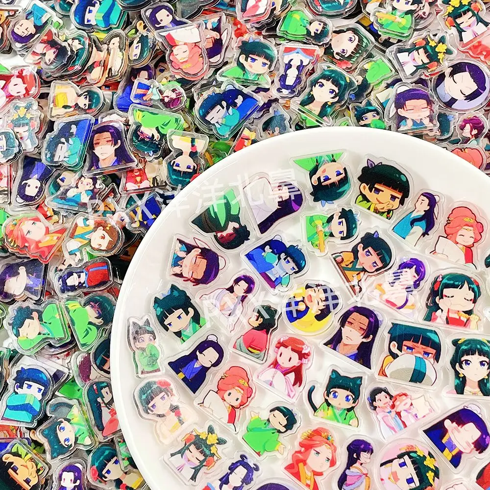 75Pcs Anime  Acrylic Patch Cute DIY Bag Jewelry Crafts Accessories