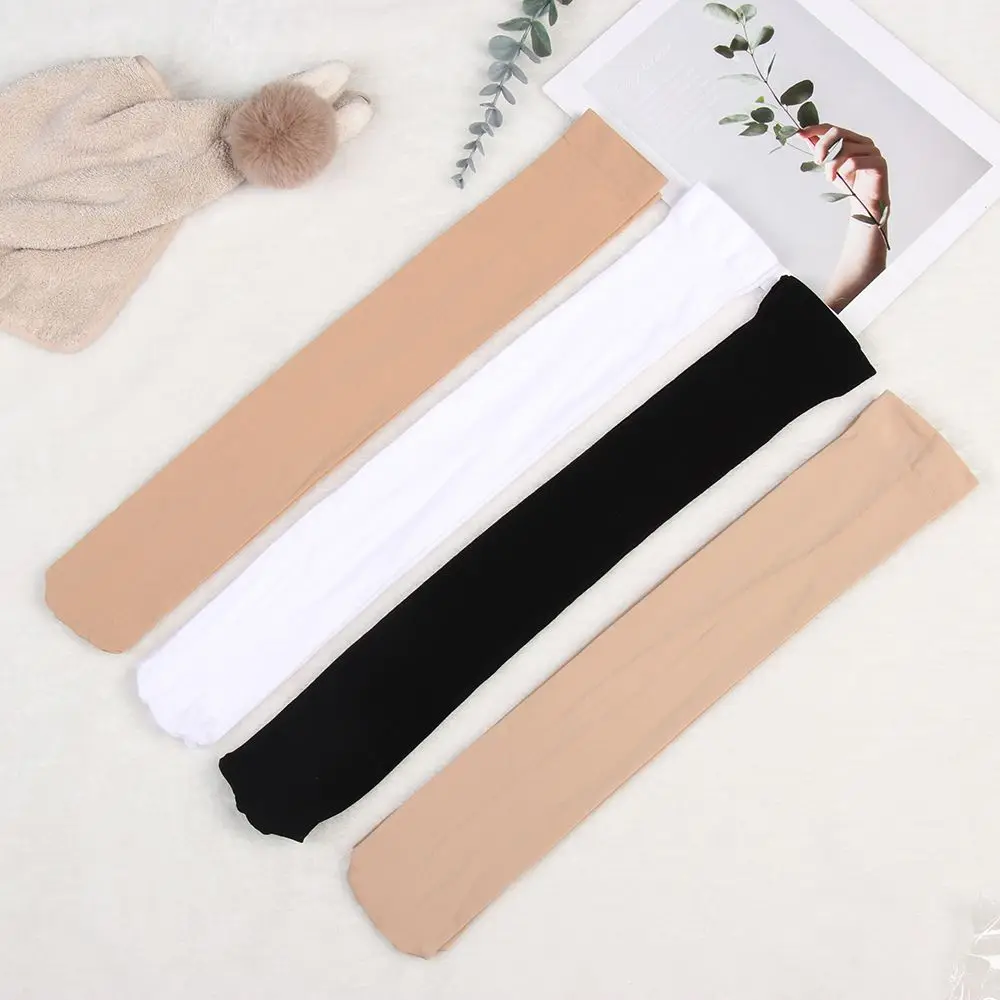 Высококачественные непрозрачные эластичные женские носки, чулки выше колена