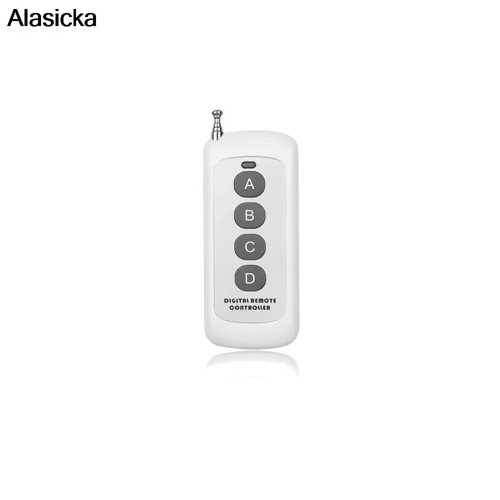 433Mhz Remote Control Learning Code 1527 RF Module Wireless 2/4/6/8 Button Antenna Reach 1000m Long Range Door Opener NO Clone