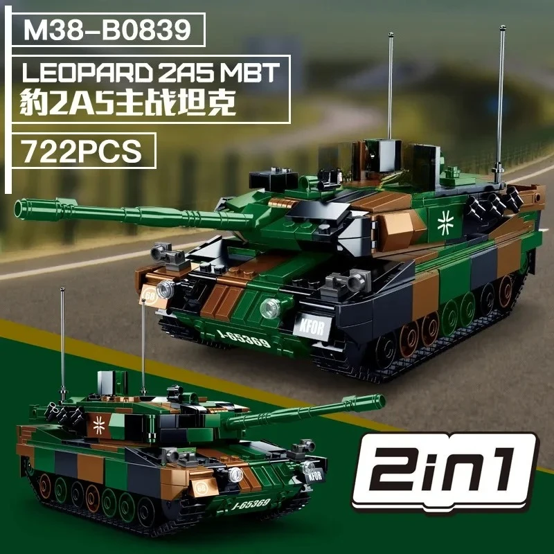 Duitsland WW2 Militaire Serie Tank Bouwstenen Sets T90MS/T34-85 Infanterie Tanks Model Bricks Puzzel Speelgoed voor Jongens Kids gift