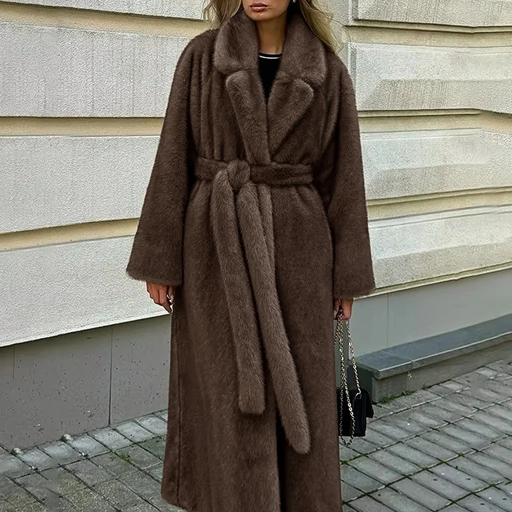 

Casual Fur One Spring Dress Autumn Without Decoration Fashion Outerwear Integrated Leather And Fur Top For Women