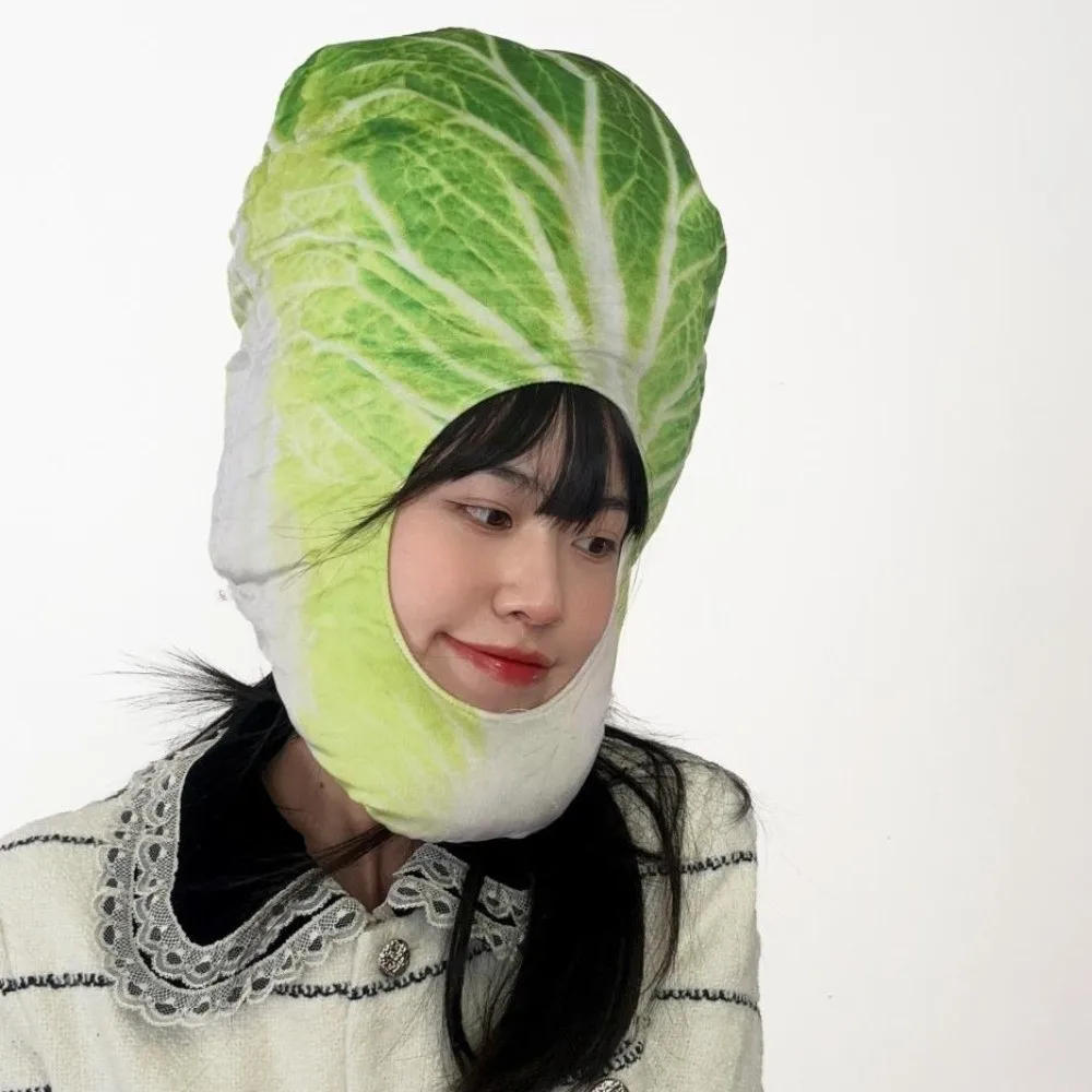 Bamboo Shoots Creative Fruit and Vegetable Hat Thick Playful Nutrition Month Hat Soft Funny Pullover Cap Photography Props