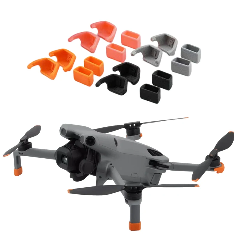 For DJI Mini 5 Pro Drone Anti-Wear Foot Pad Protectors Tail Light Guard Quick-Install Protective Cover Scratch-Resistant Case