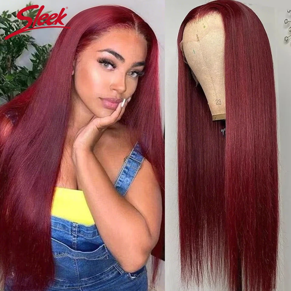 Slanke Blonde 30 Rechte Kant Voor Pruiken 13x6x1 Kant Deel Menselijk Haar Pruik Voor Vrouwen transparant Kant Uitverkoop Remy Haar