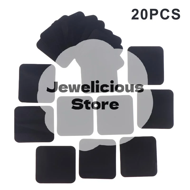 

20-Piece Black Anti-Tarnish Paper Strips Set, For Protecting Necklaces and Jewelry