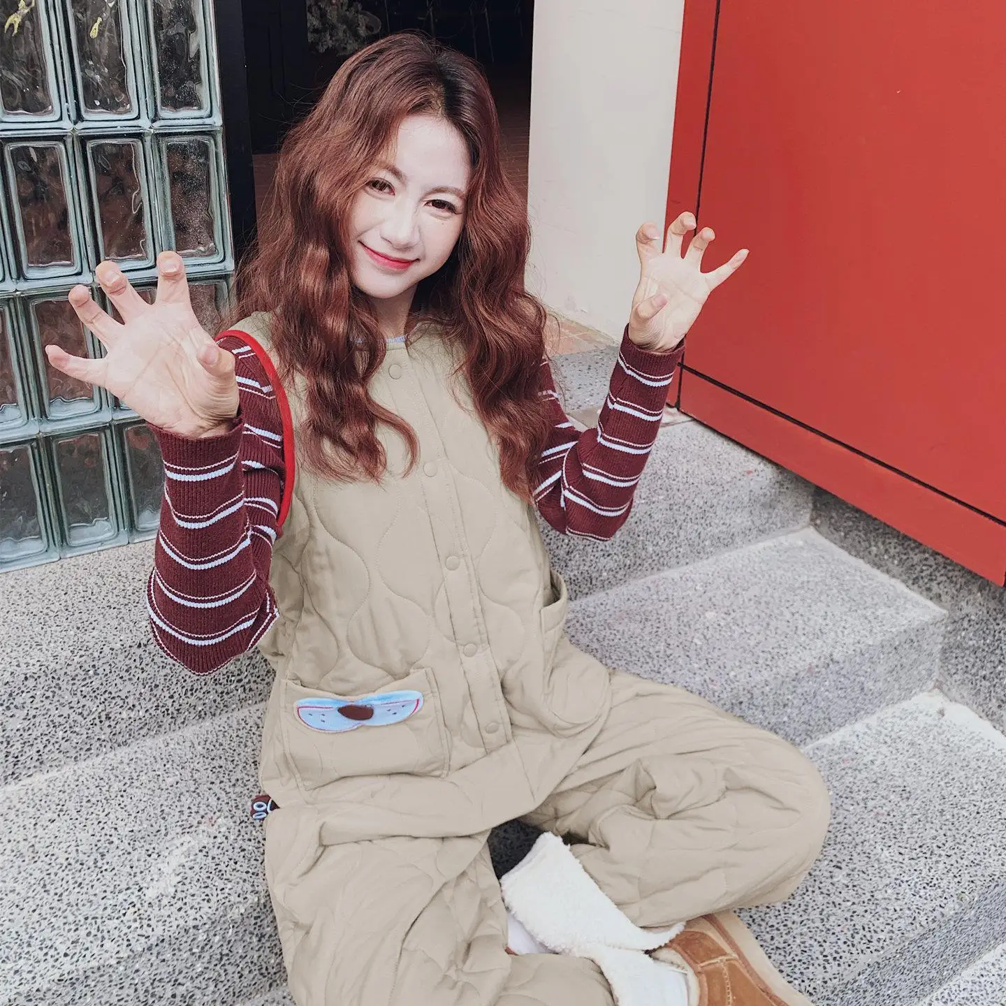 

Thiened Хлопковый трикотаж в полоску Base irt Повседневный женский зимний комплект Faion с комбинезоном круглые брюки Ne Svel