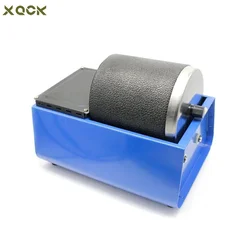 Mini Beads Polishing Machine with Rubber Barrel Electric Rock Rotary Tumbler Kit Single Drum Jewellery Polisher Jewelry Tools