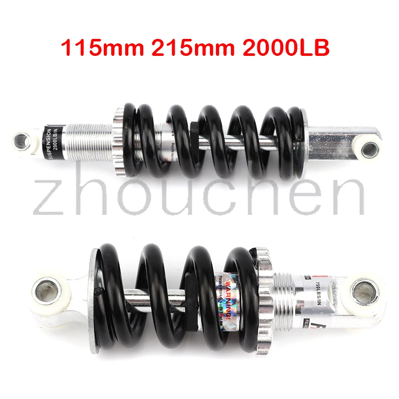 Off-road motorcycle 115mm 215mm 2000LB shock absorber for motorcycle shock absorber rear suspension scooter ATV Quad