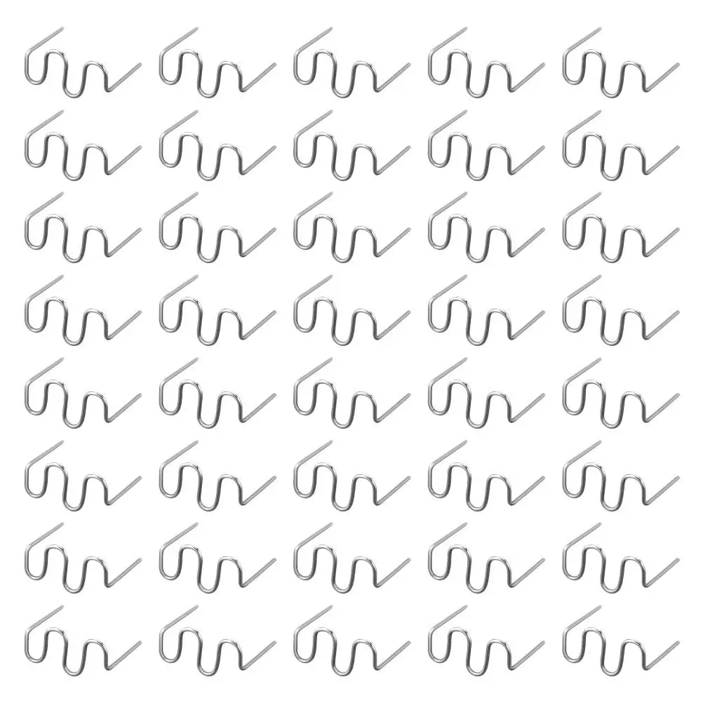 

100Pcs 0.8mm Wave Shaped Automotive Bumper Welding Staples for Plastic Repair Hot Stapler Dashboard Lamp Holder Car Body