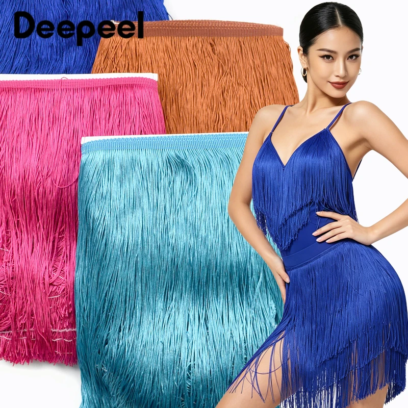 

5/10Yards 30cm Polyester Tassel Fringe Braid for Latin Dress Curtain Sofa Cover Home Textile Decor Sewing Costume Craft Trimming