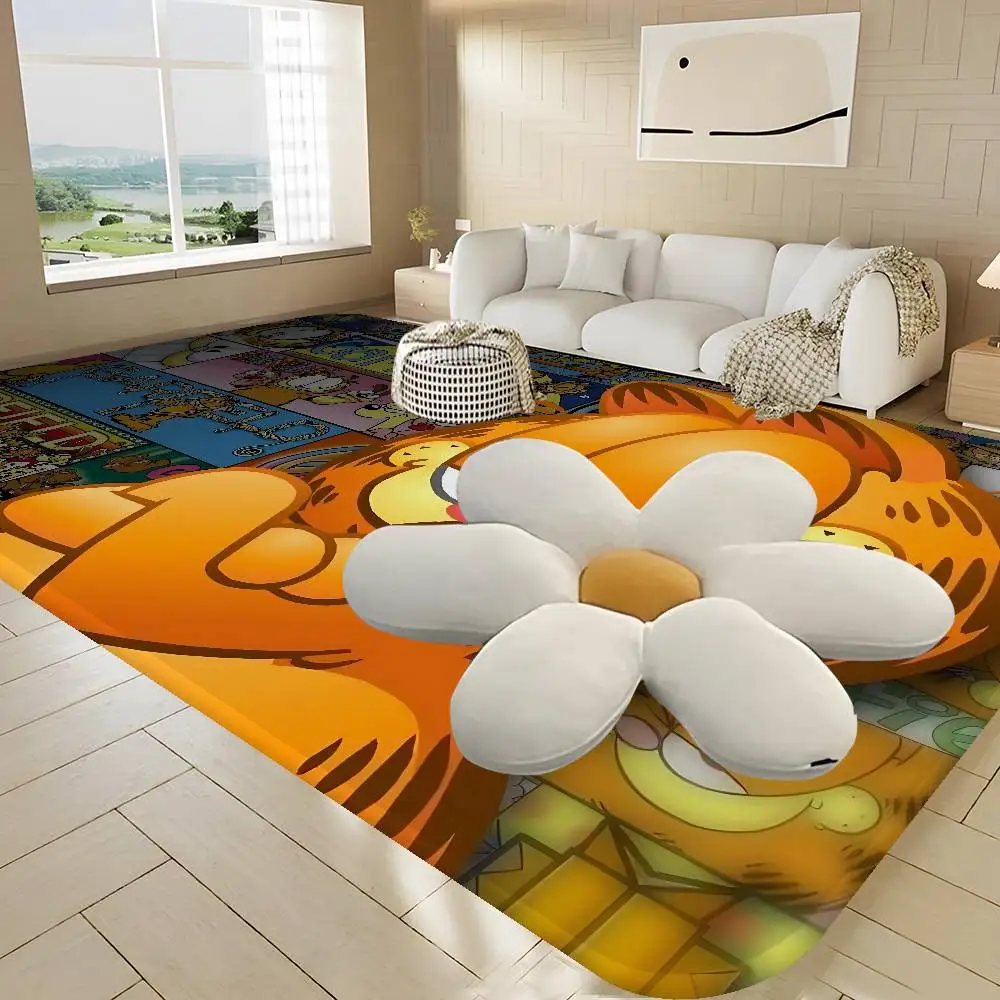Classic Cat G-Garfields Bathroom Mat Anti-slip Absorb Water Long Strip Cushion Bedroon Mat Welcome Doormat